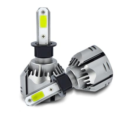 China High Power Aluminum R11 Near Far H3/H7/H4/9005 Bulb Led Bulb Laser Light COB Chip 36W 8000lm Car Led Headlight For Auto H3 IP68 for sale