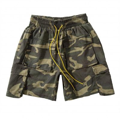 China Anti-Wrinkle Custom OEM Summer Shorts Man High Quality Cotton Camouflage Casual Pockets Shorts Cargo Shorts for sale