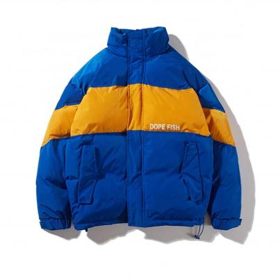 China OEM Color Waterproof Custom Winter Cotton Puff Jacket Quilting Warm Men for sale