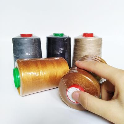 China High Tenacity Tex 40 Tex 60 Tex 90 Core Yarn Dacron Poly Poly Spun Polyester Sewing Thread Wholesale for sale