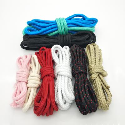 China High Abrasion Resistance Manufacturer Flat Cotton Cord Braid Bag Rope Handle Rope For Bags for sale