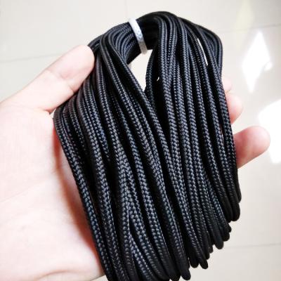 China Bag Handles 2 Inch 4mm White Red Black Nylon Rope 5mm Braided Rope for sale