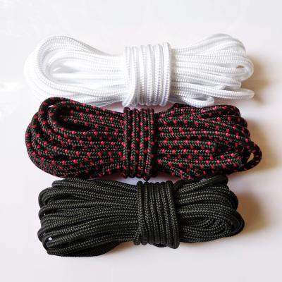 China Bag Handles 3mm 8mm 5mm 4mm Round Twine Rope Polyester Braided Rope Nylon for sale