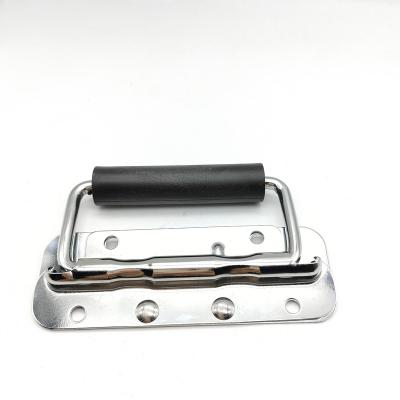 China High quality spring loaded Chrome finished metal trunk pull handle of the bag. .etc for sale