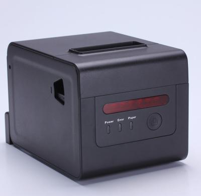 China Black and White Receipt Printer 80mm POS Thermal USB Lan Ports Printer for Supermarket Bill and Kitchen Printing for sale