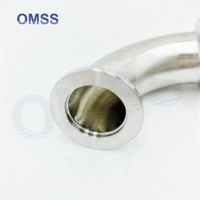 China KF 25 Vacuum Fittings Stainless Steel KF 90 Degree Elbow Vacuum Flange Fittings for sale