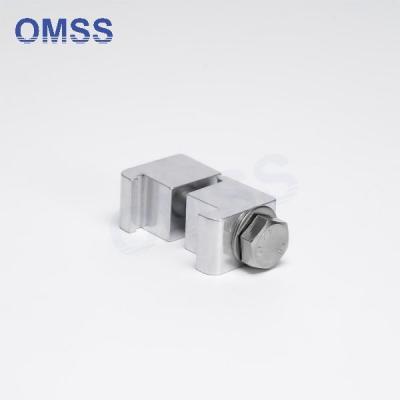 China ISO Double Wall Clamp Vacuum Fittings M8N M10 M12 Wall Clamp ISO Flange for sale