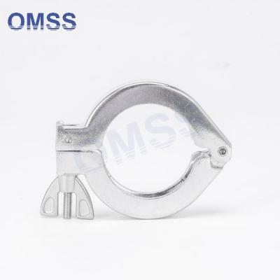 China KF Single Pin Clamp Vacuum Fitting KF16 KF25 KF40 KF50 Vacuum Aluminum Tri Clamp for sale