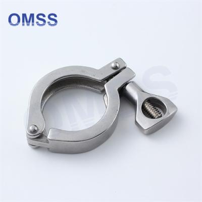 China 13SF Double Pin Clamp Heavy Duty Clamp Tri Clamp Clover Sanitary Stainless Steel SS304 3A 1