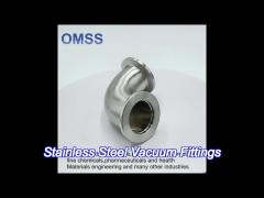 kf 25 vacuum fittings stainless steel kf 90 degree elbow vacuum flange fittings