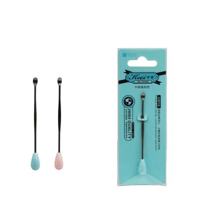 China Newest design high quaily safety and beauty earpick stainless steel ear wax cleaning remover for sale