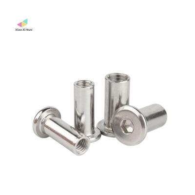 China XiaoXiNuo Flat Factory Mandatory Chicago Stainless Male Female Screw Bolt Dacromet Small Thread Double Head Screw for sale