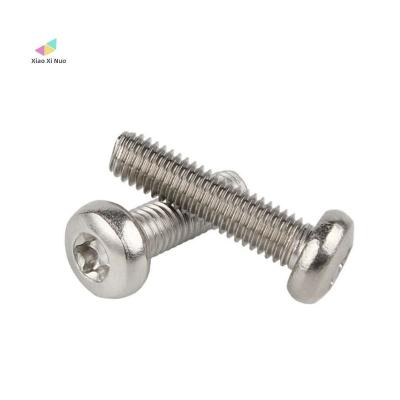 China Pan XiaoXiNuo Factory 304 stainless steel m1.6 m2 m3 m4 m6 Pan XiaoXiNuo Factory 304 pan head machine screw GB2672 Torx head pan machine screw for sale