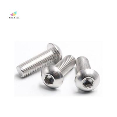 China Pan XiaoXiNuo Factory 304 Stainless Steel Hex Socket Pan Head Machine Screw Carbon Steel Hex Pan Head Machine Screw for sale