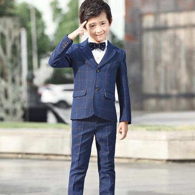 China 100% British Style New Style Polyester Boy Suit Children Suit Contain 5 Pieces Set Costume for sale