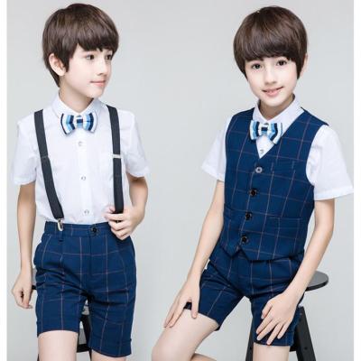 China 100% Polyester Four-piece Children's Costume Kids Christmas New Year Performance Clothing for sale