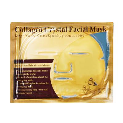 China Popular Sleep Organic Crystal Gold Hydrogel Collagen Face Mask Moisturizer 24k Face Mask for sale