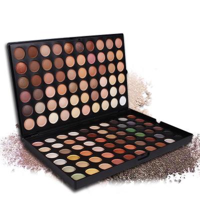 China Waterproof 120 Colors Shimmer Glitter Pigmented Eyeshadow Private Label Eyeshadow Palette for sale