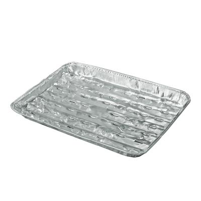 China New Outdoor Food Grade BBQ Tools Roasting Pans Aluminum Foil BBQ Grill Tray for sale