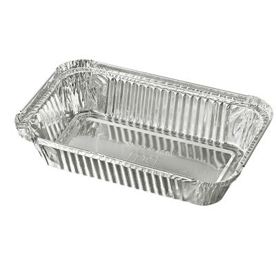 China OEM Logo Food Grade Aluminum Foil Container Food Packaging Small Disposable Aluminum Foil Tray for sale