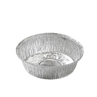 China Food Sell Well New Type Aluminum Foil Food Container 8 Inch Round Tray for sale