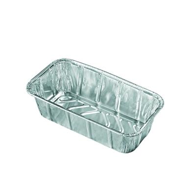 China Foods Fine Grade Silver Foil Container Medium Aluminum Loaf Pan for sale