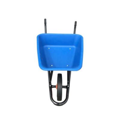 China Construction industry WB3800 100kg loading solid PU foam tire wheel wheelbarrow construction wheelbarrow for sale