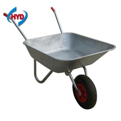 China WB5204 heavy duty metal wheel barrow, construction wheelbarrow for sale