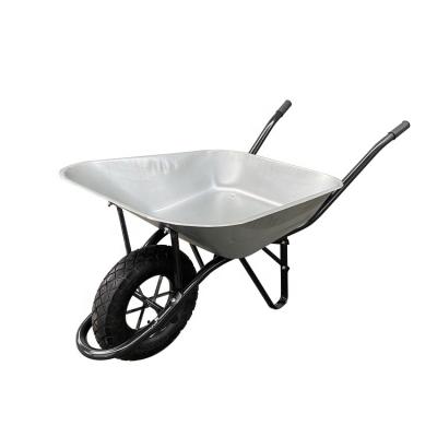 China WB6400 Hot Tending Costruction Wheelbarrow Maneuver Through Narrow Roadbuilding Wheelbarrows for sale