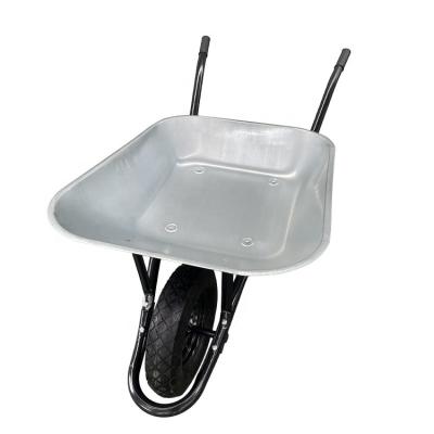 China Costruction Wheelbarrow WB6400 Garden Use Big Sizes Capacity 130kgs 65L 5Cbf Function Wheelbarrow for sale