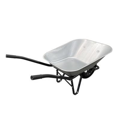 China Costruction Wheelbarrow WB6400 5Cbf Sand Capacity Wheelbarrow For Mining Transport for sale