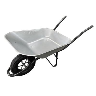 China Costruction Wheelbarrow Factory Supplier WB6400 New Iron Garden Style Construction High Quality Wheeled Barrow for sale