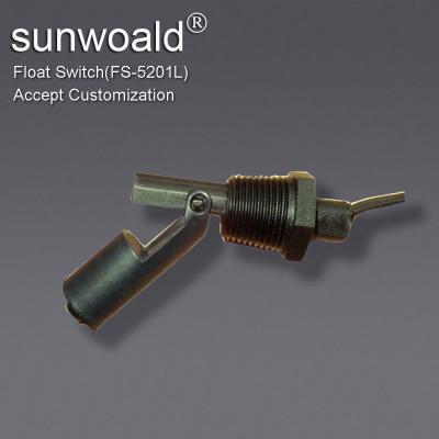 China PP Black Sunwoald NPT 52mm Horizontal Magnetic Water Float Switch for sale