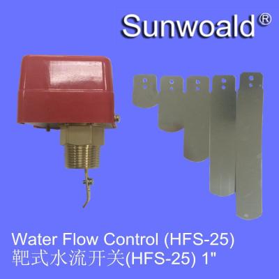 China brass & DN25 Plastic Vane Water Flow Switch HFS-25 for sale