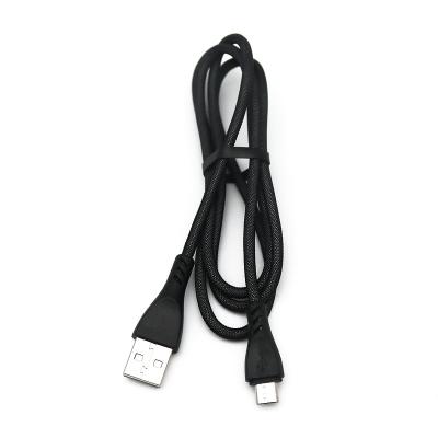 China Home Adapter Black Cable Phone 1M Micro USB Connector Data Cable For Mobile Device Micro USB Cable for sale