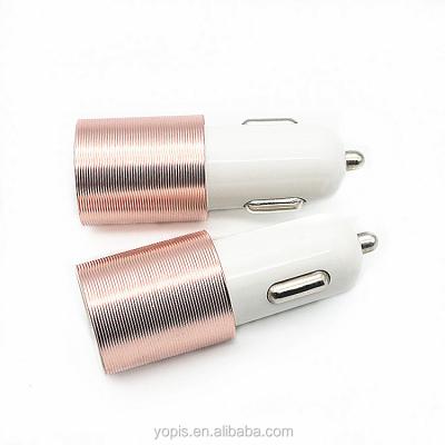 China Dual USB Charger Car Charging 5V 2.1A Dual USB Ports Cell Phone Wireless Mobile Charger Electric Battery for sale