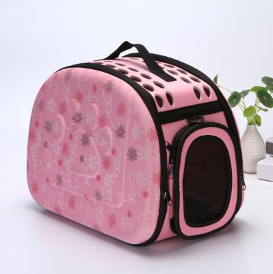 China 2020 Breathable Hot Selling Folding EVA Material Pet Dog Cat Carry On Bag for sale