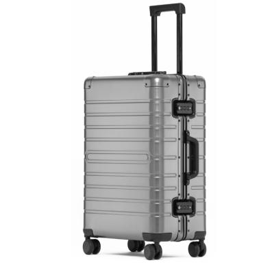 China Wholesale Fashion Aluminum Full Aluminum Luggage Carry On Trolley Bag Travel Luggage for sale