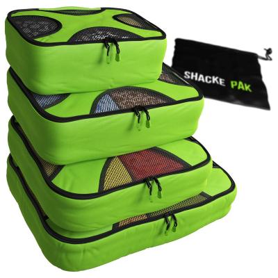 China Eco - Friendly Nylon Material Storage Apparel Clothes And Shoe Storage Bags Packing Cubes for sale