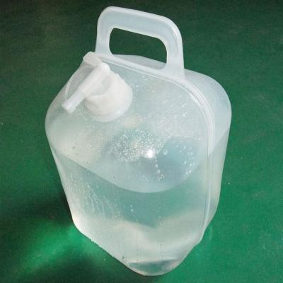 China Collapsible Water Food Grade 5L 10L 20L Liter Water Liquid Container With Handle for sale