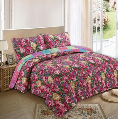 China Eco-friendly Best Selling New Product Floral Print Home Textile Sheet Sheet Cotton Textile Set for sale