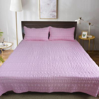 China Washable Products Pujiang Hot Sale Bedding Quilted Sheet Set Cotton Printed Comforter for sale