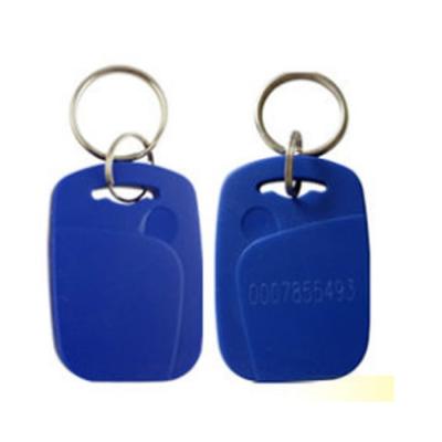 China 13.56 MHz HF Blue Smart Key Fob Keychain Custom Size Long Read Distance for sale