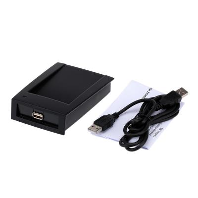 China Leitor Desktop de alta qualidade imprimível personalizado do quadrado de USB para o cartão sem contato esperto e microplaqueta com cabo de USB à venda