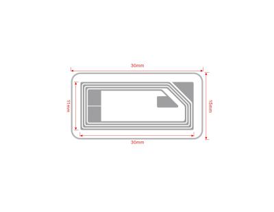 China Einlegearbeit-Umbau-Rollen-Nfc Ntag213 Smart Cards RFID Chip 13,56 MHZ für Asset Management zu verkaufen