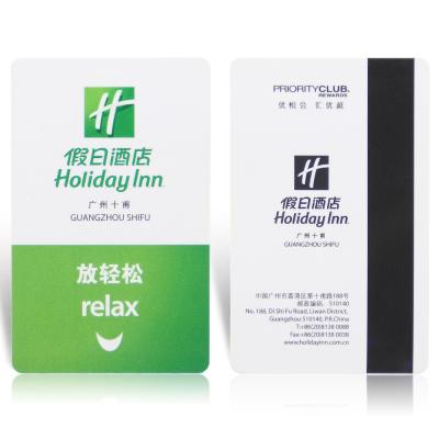 China Custom Designs Hico Magnetic Stripe Card Glossy Surface For Hotel Membership for sale