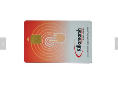 China 16k Contact Smart Card , Light weight Metro / Bus Ticket Ic Chip Card for sale