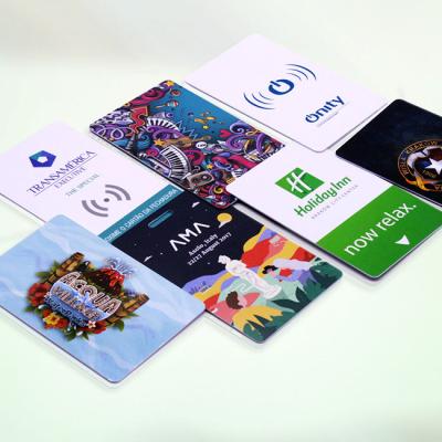 Cina Grandi carte compatibili su ordinazione sottili di  Access della porta del colpo della stanza dello spazio in bianco di memoria di Chip Security Hotel Key Card in vendita