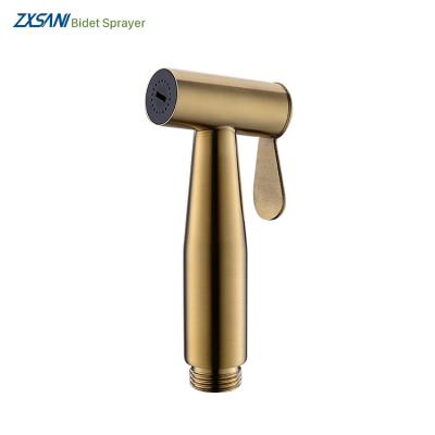 China Leak Proof Rust Proof China First Quality Rust Proof Brushed Zirconium Gold Shattaf Bidet Sprayer For Toilet for sale