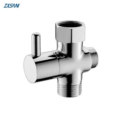 China Solid Water Flow Control Brass 3 Way 7/8